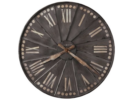 Howard Miller Stockard Antitque Charcoal Wall Clock