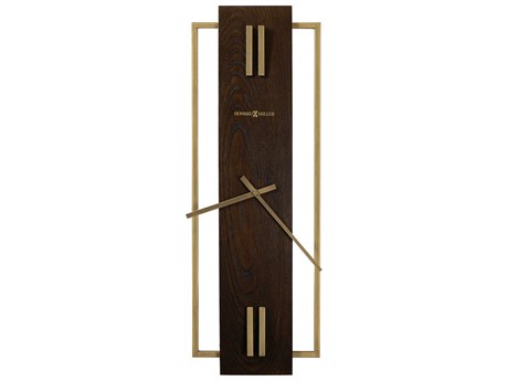 Howard Miller Satin Espresso Hardwood-II Wall Clock