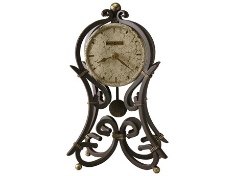 Howard Miller Vercelli Mantel Aged Iron Clock
