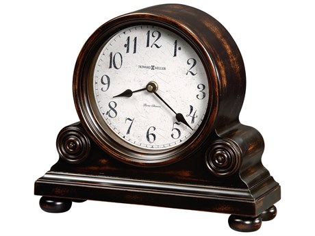 Howard Miller Murray Worn Black Mantel Clock