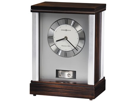 Howard Miller Gardner Macassar Ebony Mantel Clock