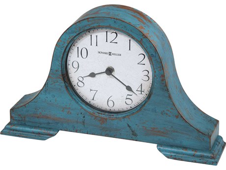 Howard Miller Tamson Teal Blue Mantel Clock