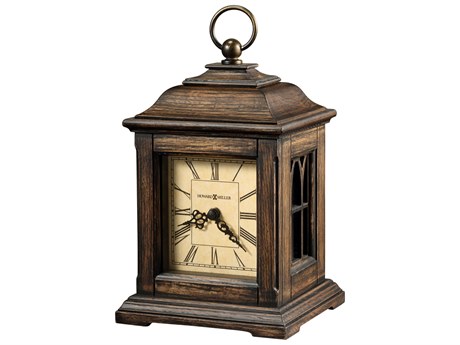 Howard Miller Talia Antique Oak Bracket Style Mantel Clock