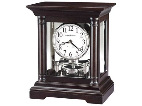 Howard Miller Black Coffee Cassidy Mantel Clock