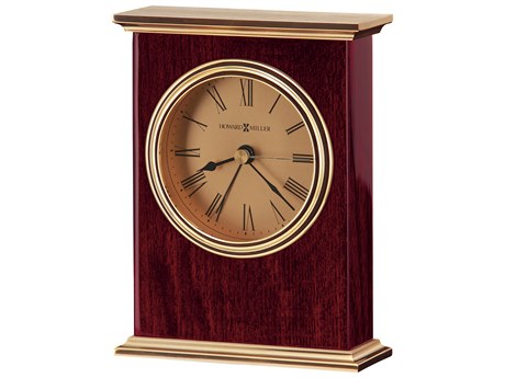 Howard Miller Laurel Rosewood Hall Carriage Style Alarm Clock