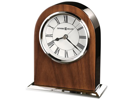 Howard Miller Palermo Chrome And Black Clock