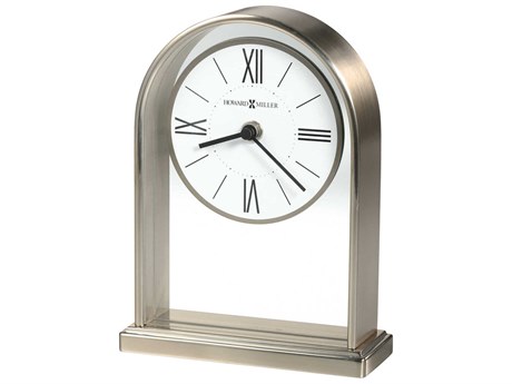 Howard Miller Nickel Jefferson Tabletop Clock