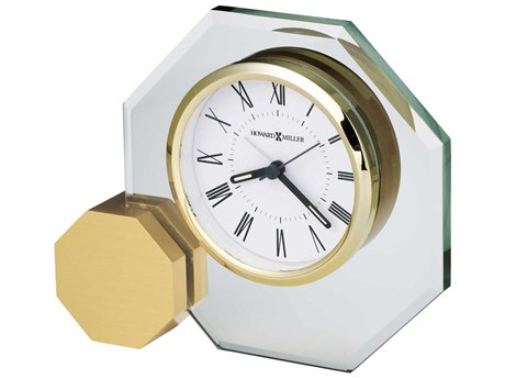 Howard Miller Brushed Godl Danson Tabletop Clock