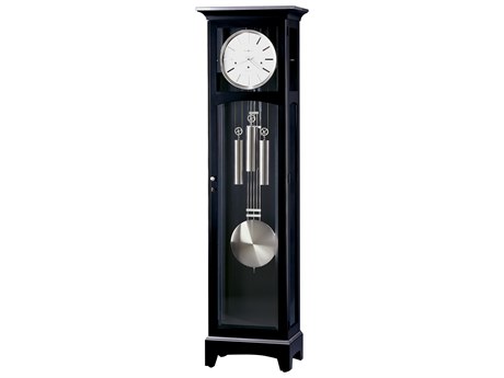 Howard Miller Urban-III Black Satin Floor Clock