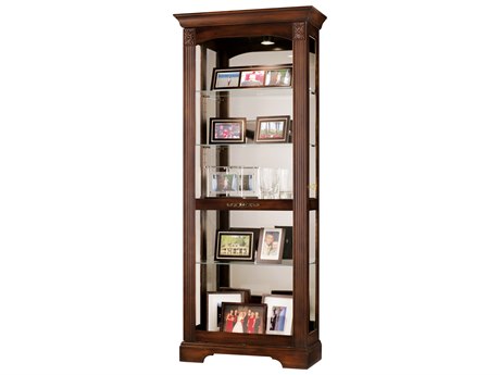 Howard Miller Ricardo Hardwood Hampton Cherry Curio Display Cabinet