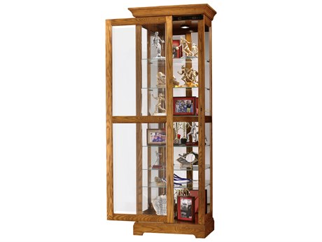 Howard Miller Moorland Hardwood Curio Display Cabinet