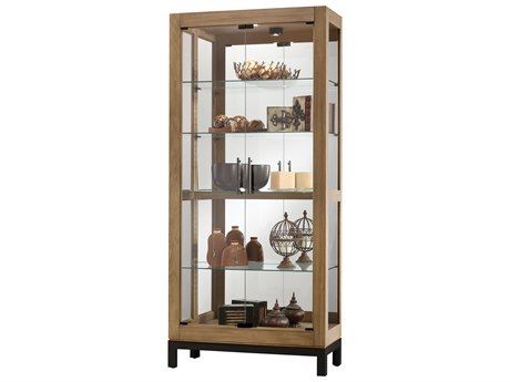 Howard Miller Quinn Hardwood Curio Display Cabinet