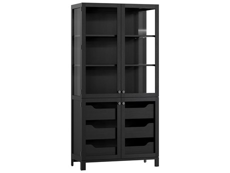 Howard Miller Laurie Hardwood Display Storage Cabinet