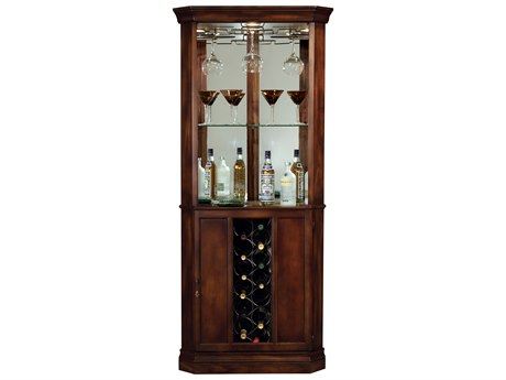 Howard Miller Piedmont Cherry Hardwood Wine Cabinet