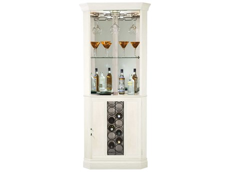 Howard Miller Piedmont Hardwood Aged Linen Display Cabinet