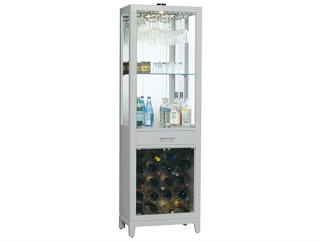 Howard Miller Samson Silver Hardwood Bar Cabinet