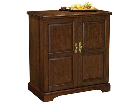 Howard Miller Hardwood Cherry Bordeaux Wine Bar Cabinet