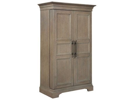 Howard Miller Hardwood Aged Grey Wine Bar Cabinet