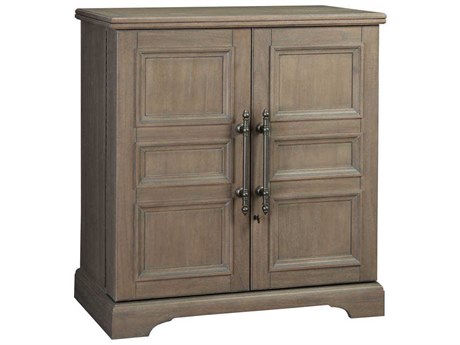 Howard Miller Hardwood Aged Grey Wine Bar Cabinet