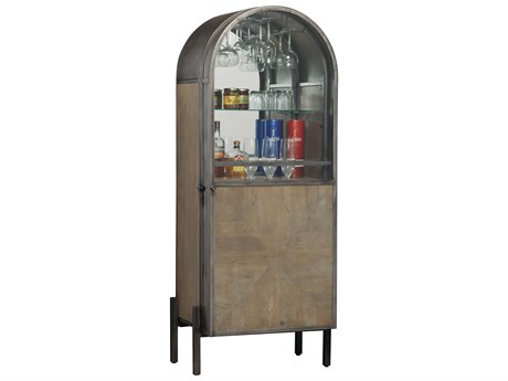 Howard Miller Ramses Gray Hardwood Bar Cabinet