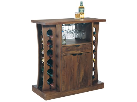 Howard Miller Connor Brown Hardwood Bar Cabinet