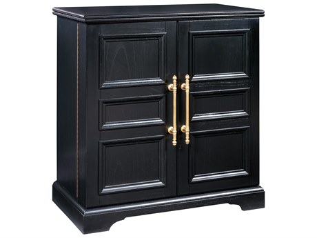 Howard Miller Passport IV Black Hardwood Bar Cabinet