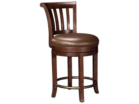 Howard Miller Ithaca Swivel Hardwood Hampton Cherry Counter Stool