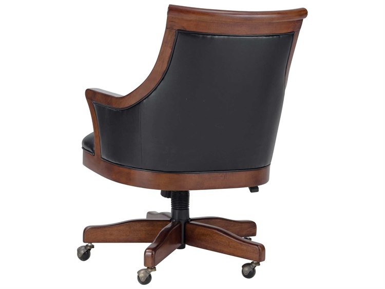 Howard Miller Bonavista Faux Leather Adjustable Swivel Executive Desk ...