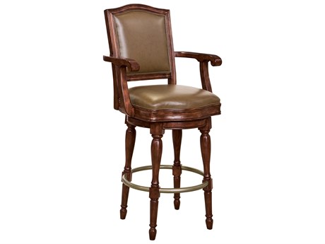 Howard Miller Cheers Swivel Hardwood Hampton Cherry Bar Stool