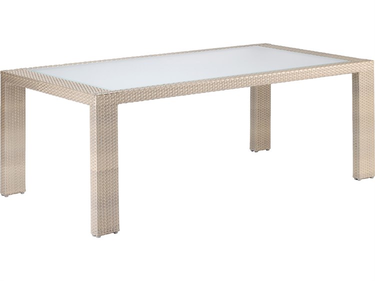 Hospitality Rattan Outdoor Rubix Kubu Wash Wicker 79w X 39 5d Rectangular Gl Top Dining Table Hospitality Rattan Outdoor Rubix Kubu Wash Wicker 79w X 39 5d Rectangular Gl Top Dining Table