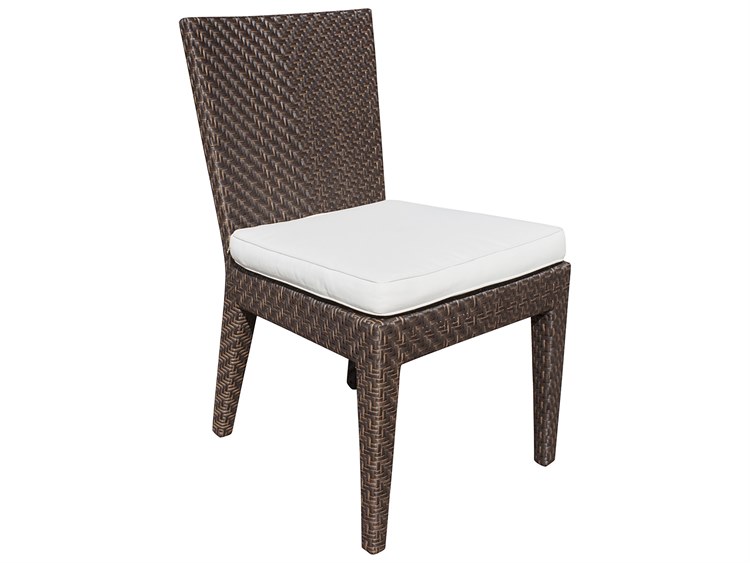 Hospitality Rattan Outdoor Soho Wicker Dining Side Chair