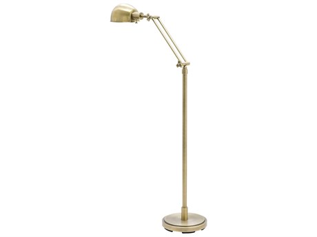 House of Troy Addison Brass Floor Lamp