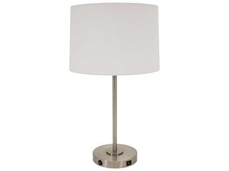 House of Troy Brandon Satin Nickel 1-light Buffet Lamp