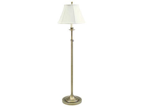 House of Troy Club Brass Floor Lamp