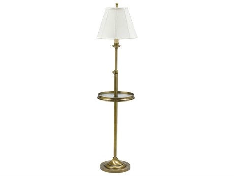 House of Troy Club Brass Floor Lamp