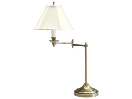 House of Troy Club Brass Table Lamp