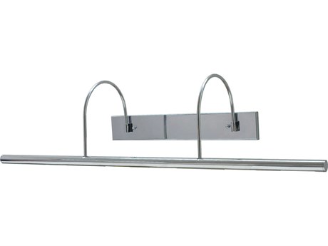 House of Troy Slim-line 6-Light Nickel Picture Light