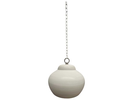 House of Troy Scatchard 1-Light White Mini Pendant