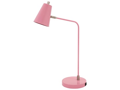 House of Troy Kirby Pink LED Desk Lamp