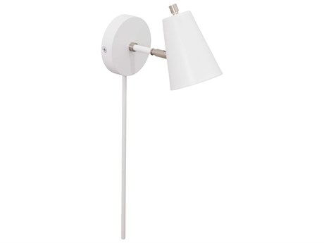 House of Troy Kirby 1-Light White Nickel LED Wall Sconce