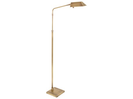 House Of Troy Newbury LED Adjustable Antique Brass Floor Lamp