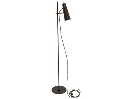 House of Troy Norton LED Chestnut Bronze Antique Brass Accents Floor Lamp