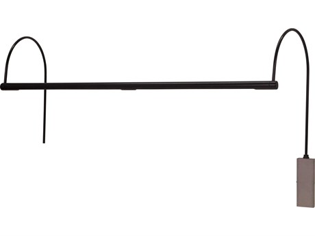 House of Troy Ultra Slim-line 1-Light Black Picture Light