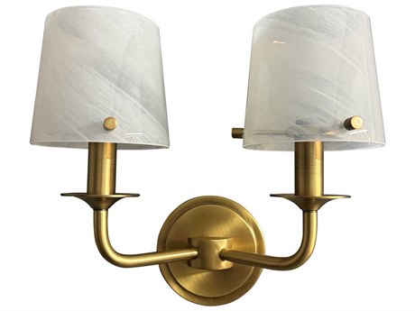 House of Troy Brushed Brass Wall Sconce