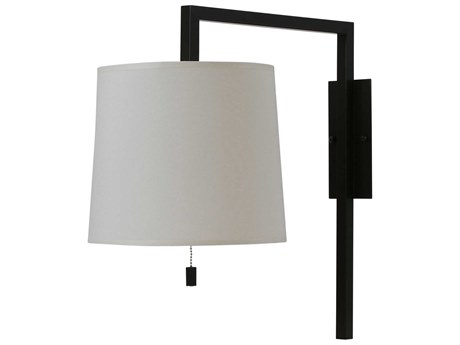 House of Troy 1-Light Architectural Bronze White Wall Sconce