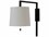 House of Troy 16" Tall 1-Light Satin Nickel White Wall Sconce  HTWL630SN