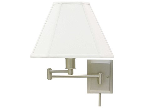 House of Troy Home Office 1-Light Pewter Silver Swing Wall Sconce