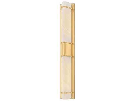 Hudson Valley Tottenville 2-Light Aged Brass Wall Sconce