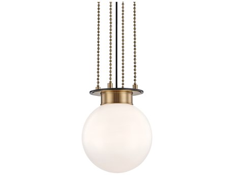 Hudson Valley Gunther 1-Light Aged Old Bronze Globe Mini Pendant