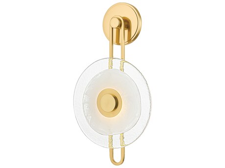 Hudson Valley Keuka Park 1-Light Aged Brass Wall Sconce
